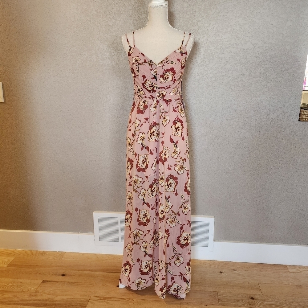 Milk & Honey maxi floral dress size Small New